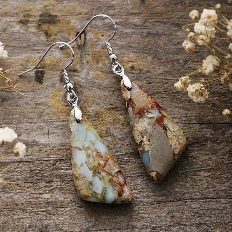 Emperor stone earrings