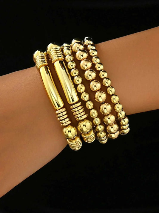 Stainless Steel Bracelet Set